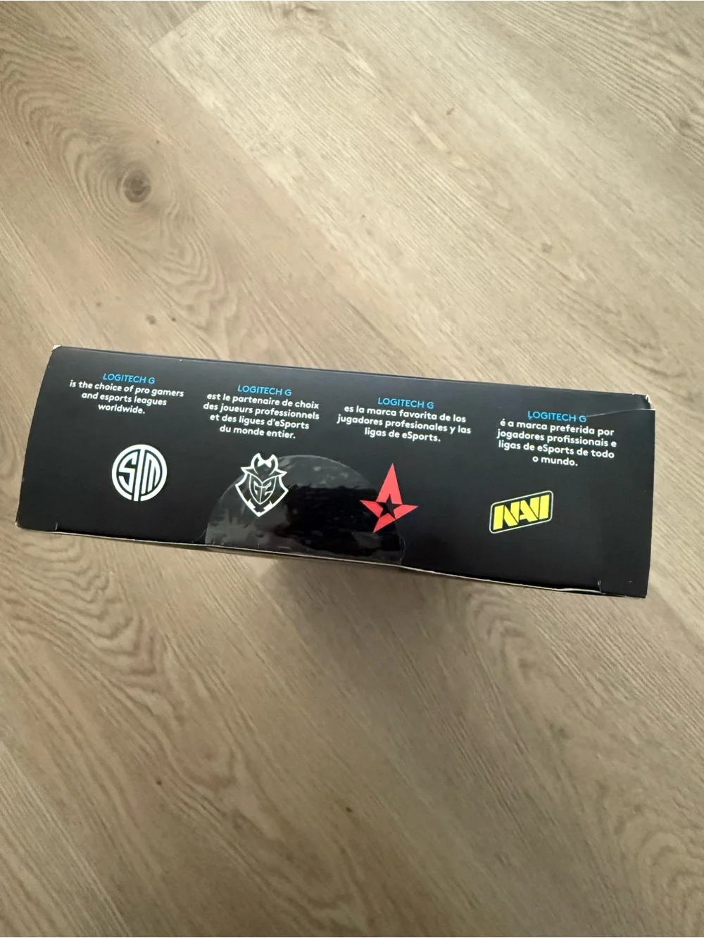 Logitech Gaming Keyboard Box with Black and Teal Accents